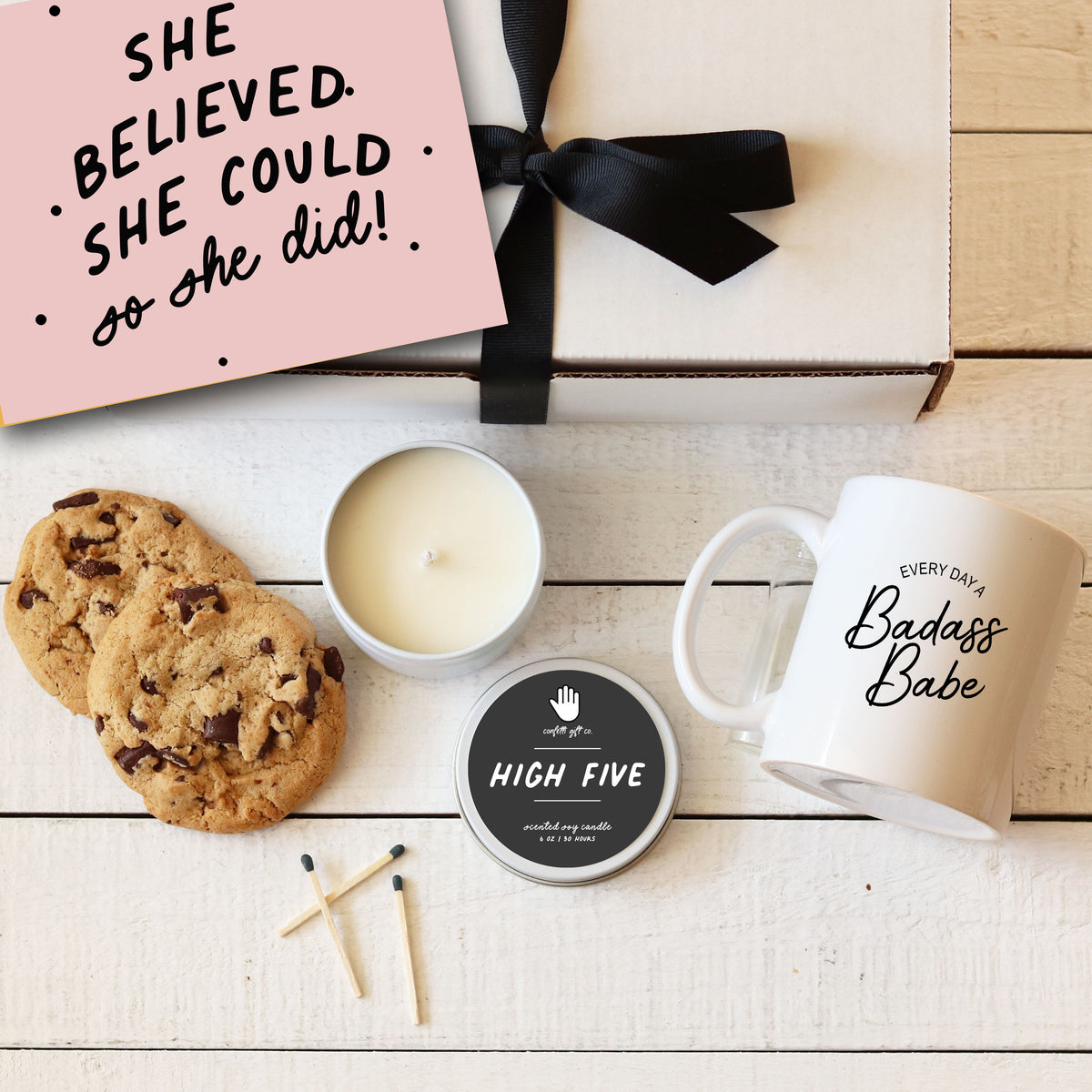 She Believed She Could Gift Box Confetti Gift Company